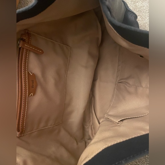 Los Feliz Slouchy Large Tote hobo bag- indigo - Picture 4 of 4